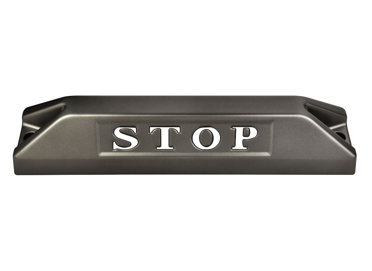 高品質鋁合金駐車擋 </br> STOP銘板 (L)