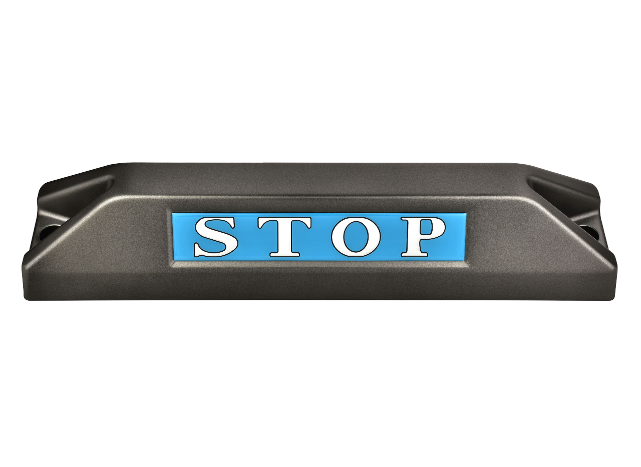 高品質鋁合金駐車擋 </br> STOP銘板 (F)