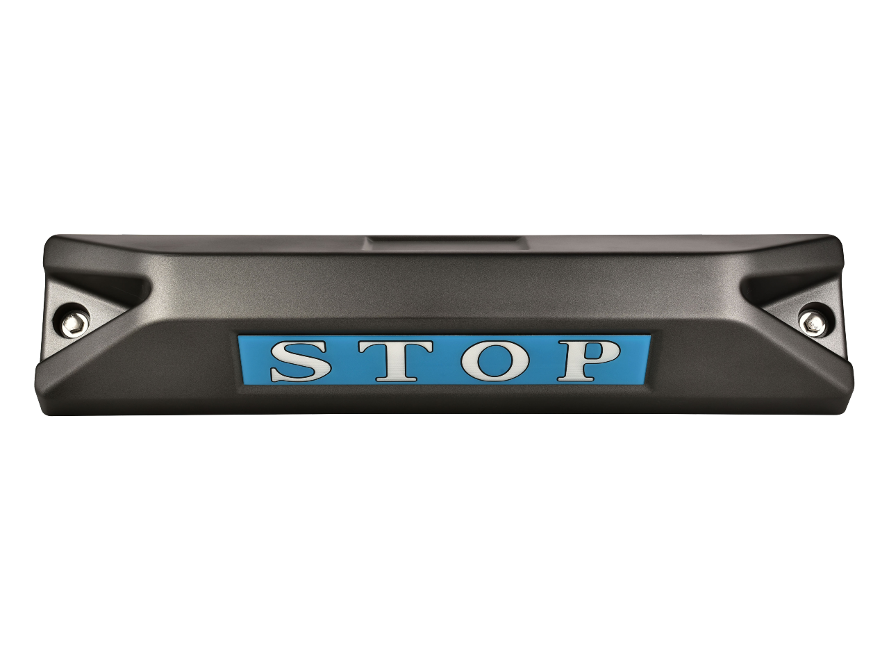 高品質鋁合金駐車擋 </br> STOP銘板 (F)