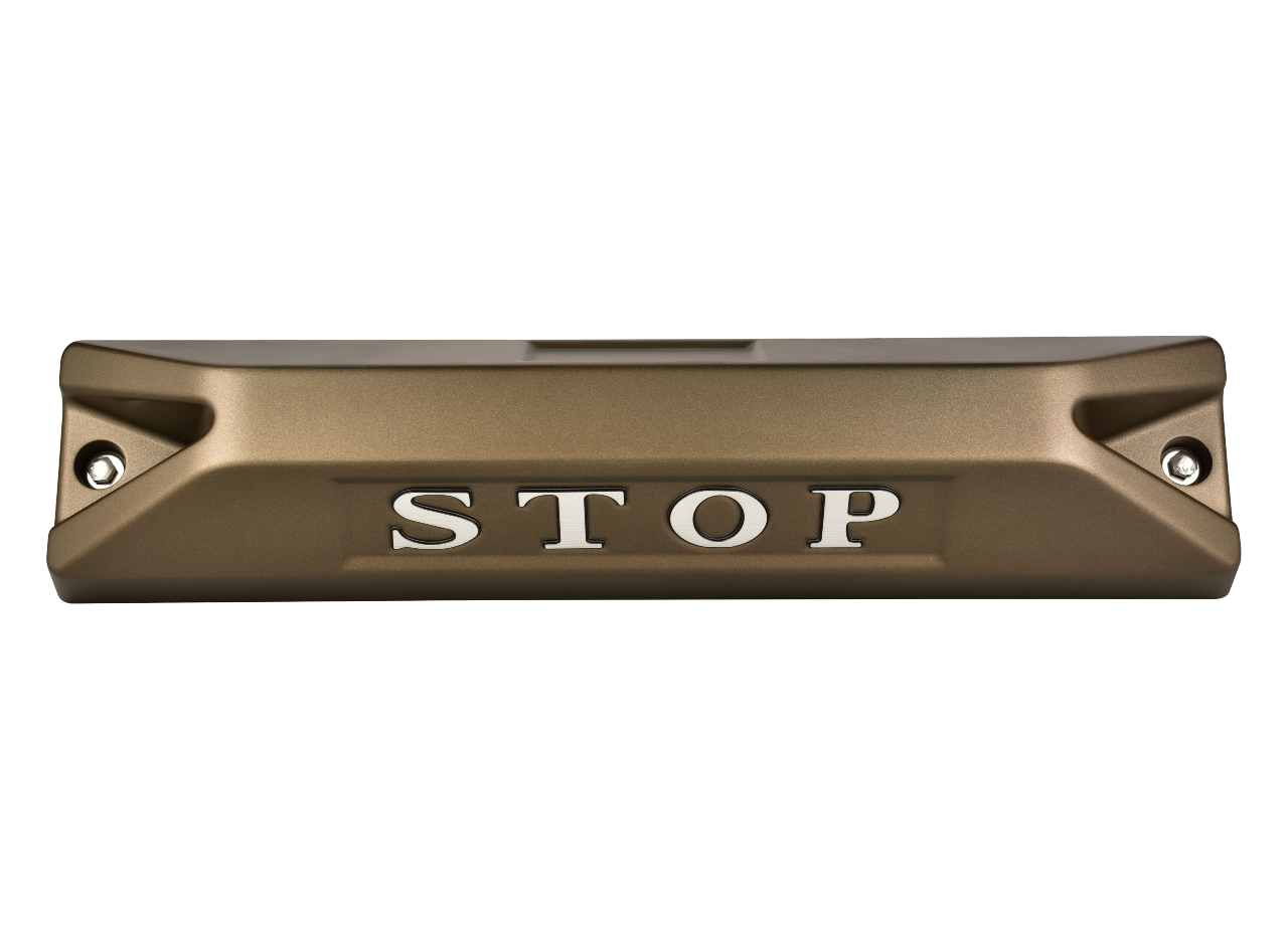 高品質鋁合金駐車擋 </br> STOP銘板 (L)