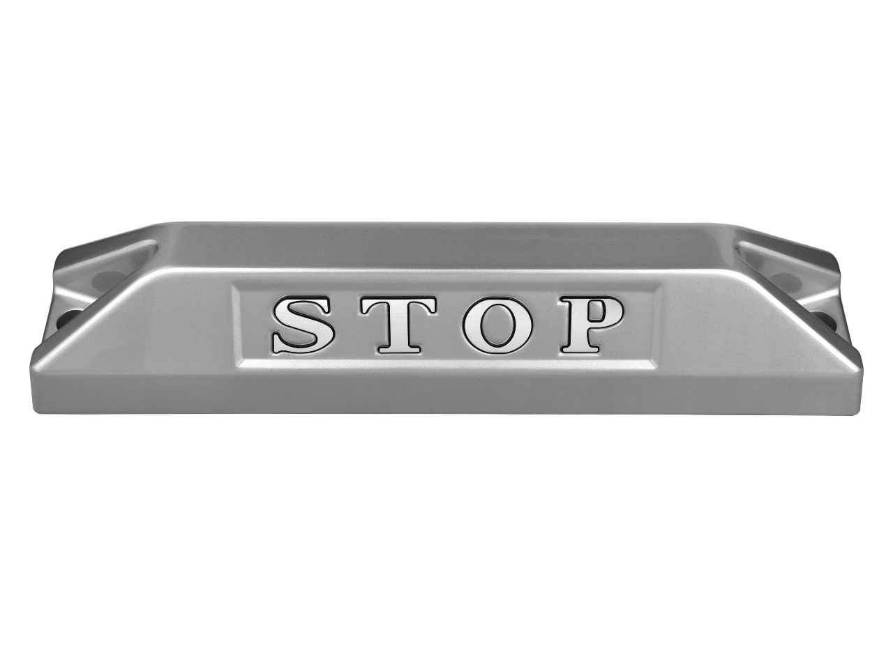 高品質鋁合金駐車擋 </br> STOP銘板 (L)