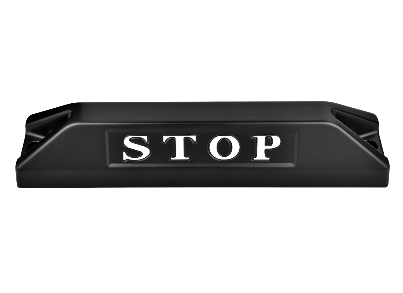 高品質鋁合金駐車擋 </br> STOP銘板 (L)