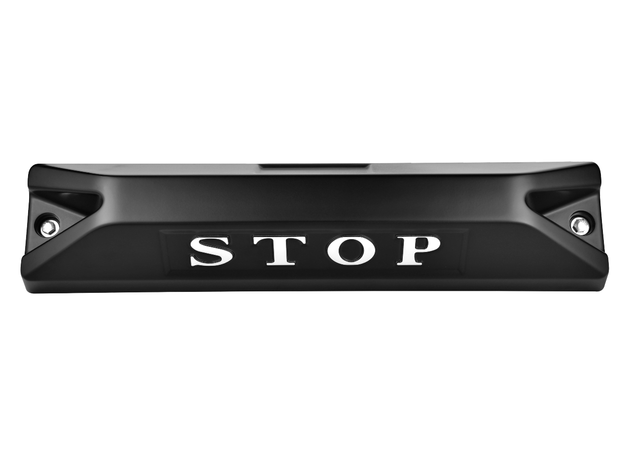 高品質鋁合金駐車擋 </br> STOP銘板 (L)