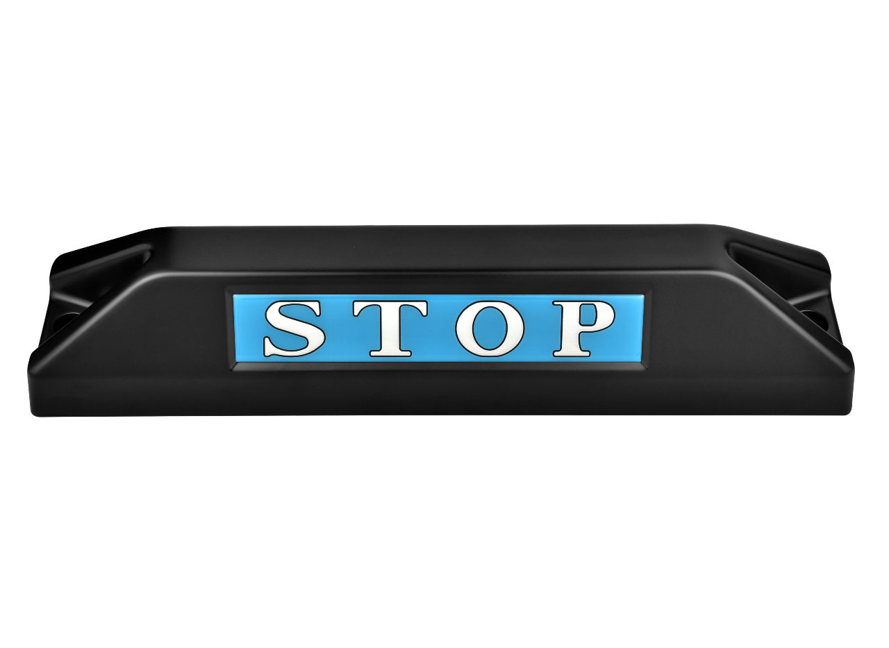 高品質鋁合金駐車擋 </br> STOP銘板 (F)