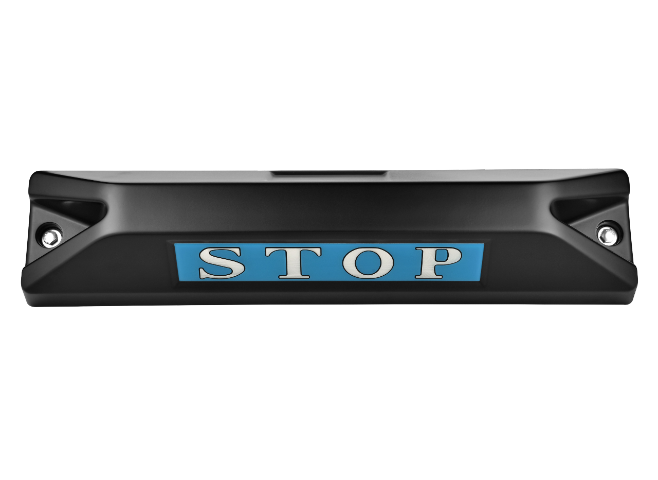 高品質鋁合金駐車擋 </br> STOP銘板 (F)